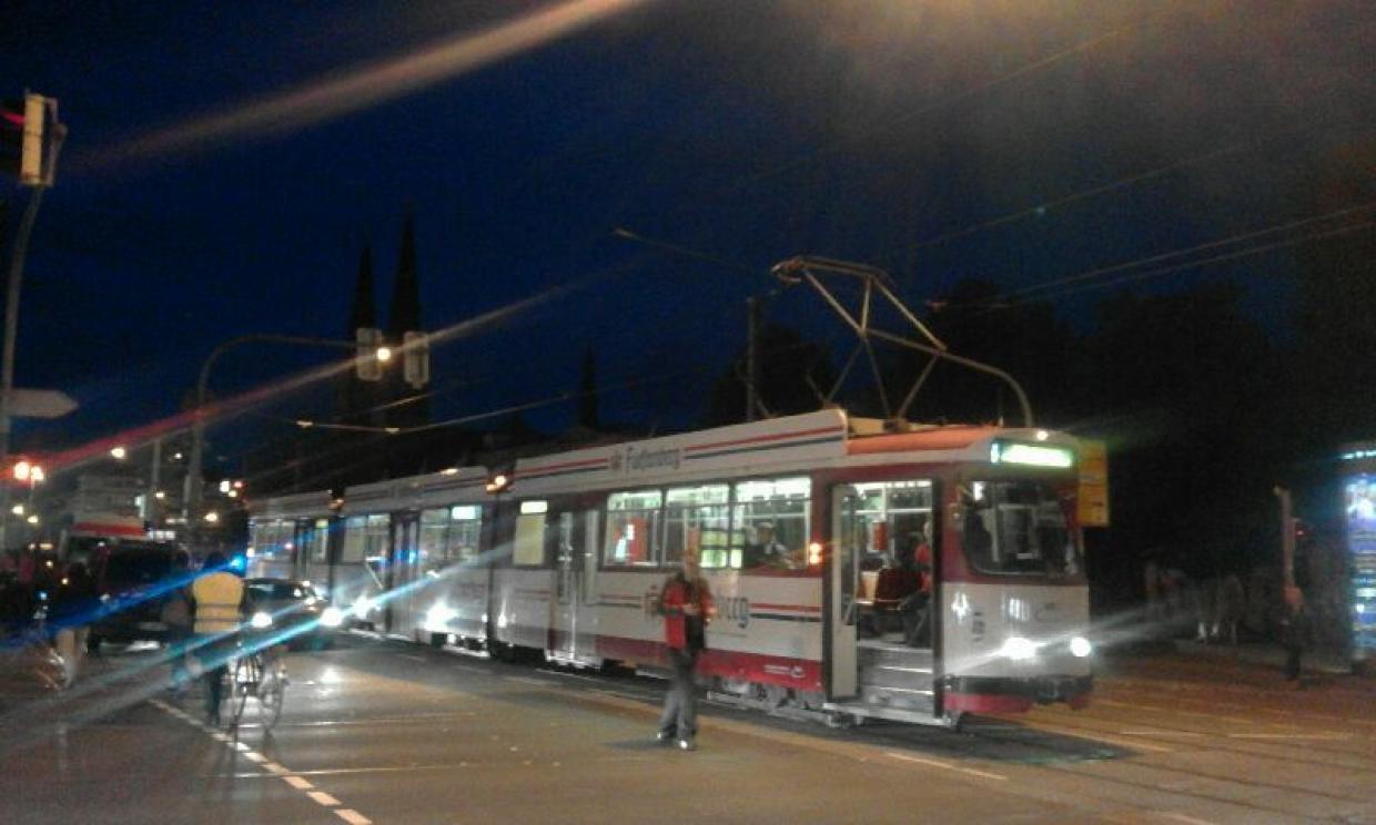 Straßenbahnunfall Freiburg