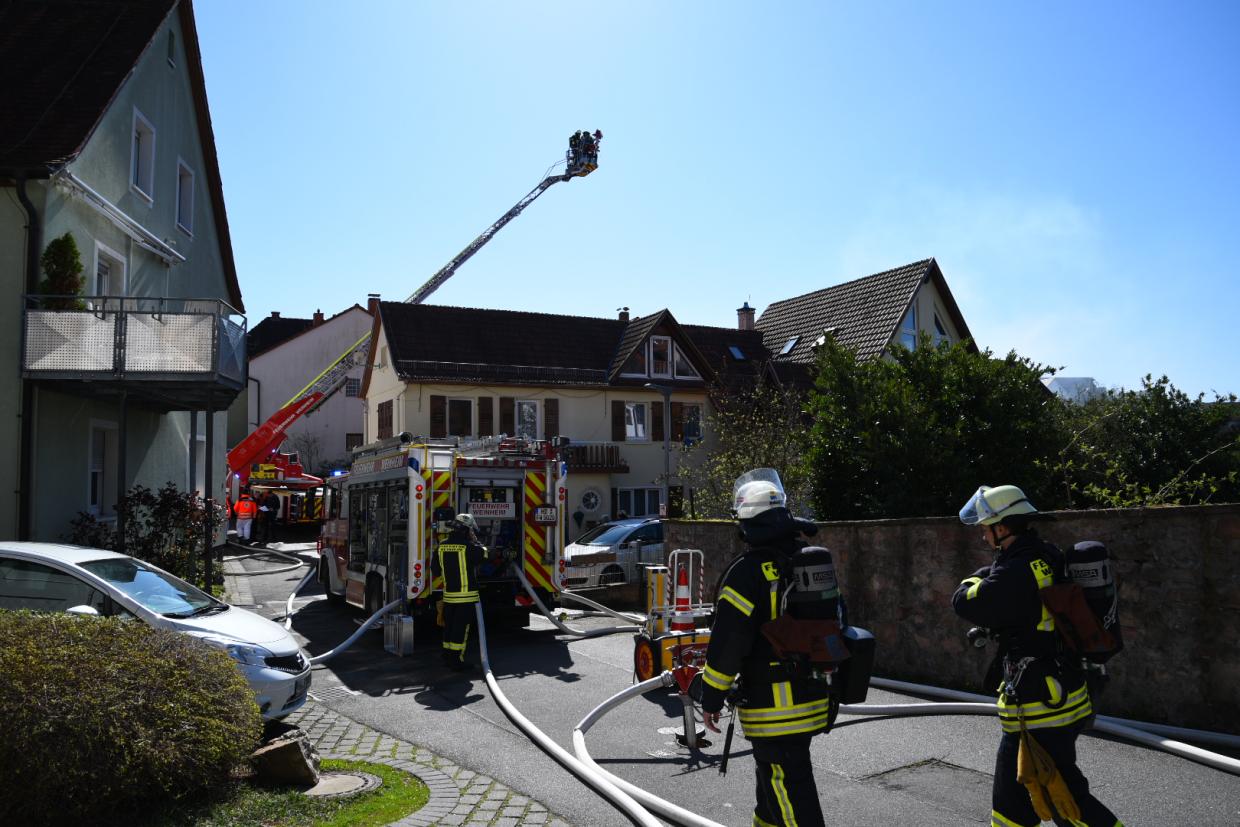Feuerwehreinsatz Weinheim Heute