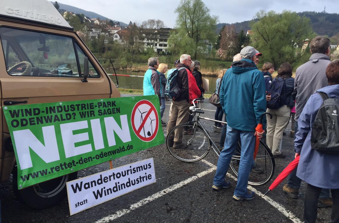 Protestwanderung Eberbach Radio Regenbogen