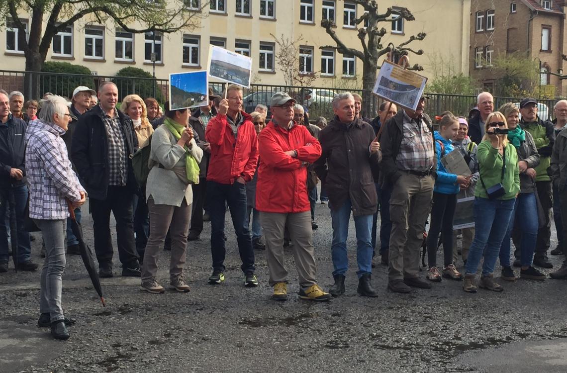 Protestwanderung Eberbach Radio Regenbogen