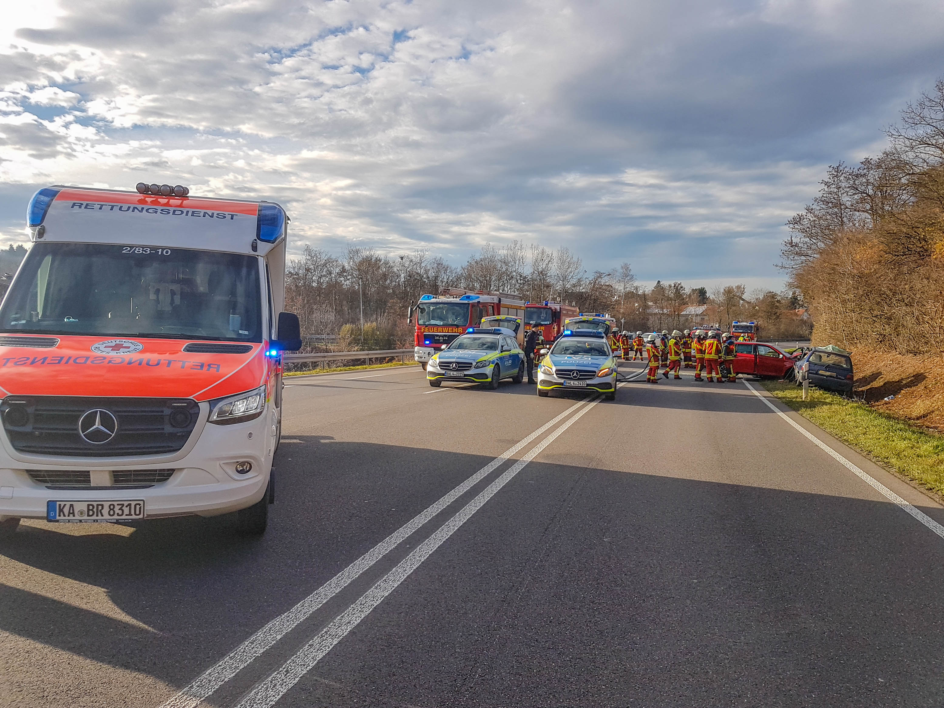 Bruchsal: Schwerer Unfall Auf B 35 | Radio Regenbogen