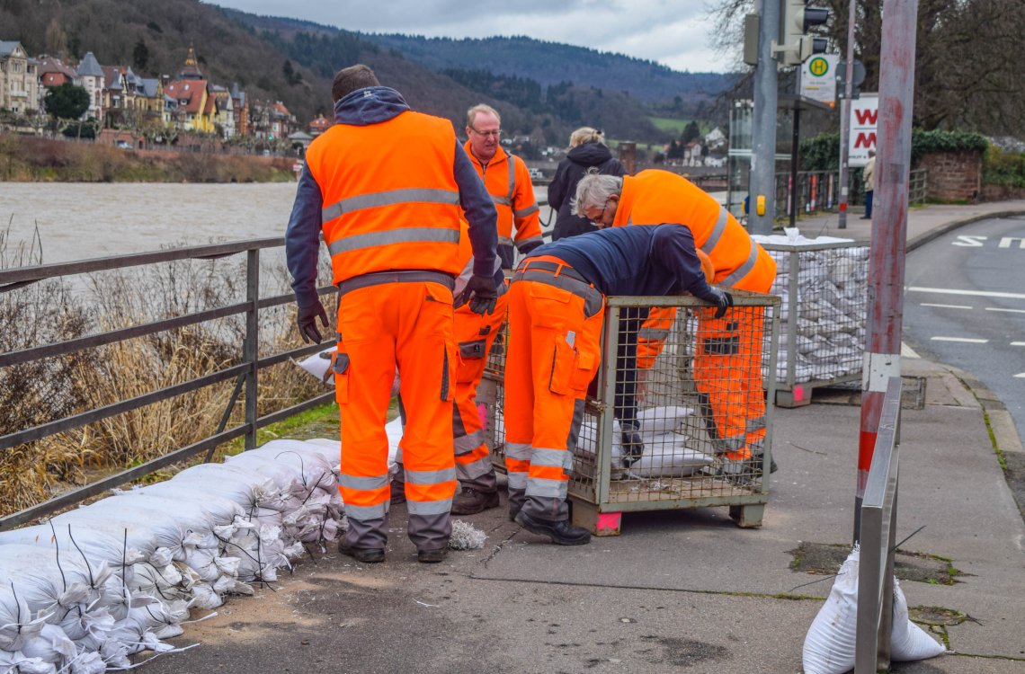 Heidelberg: Hochwasser am Neckar | Radio Regenbogen